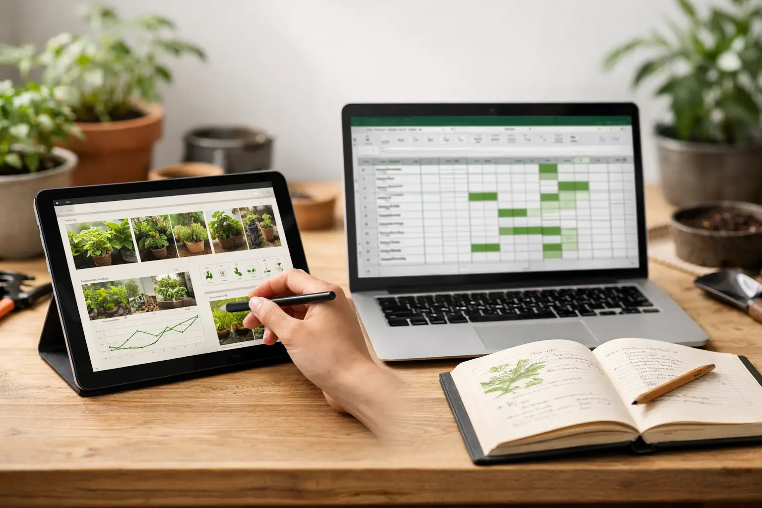 Digital odlingsjournal eller Excel?