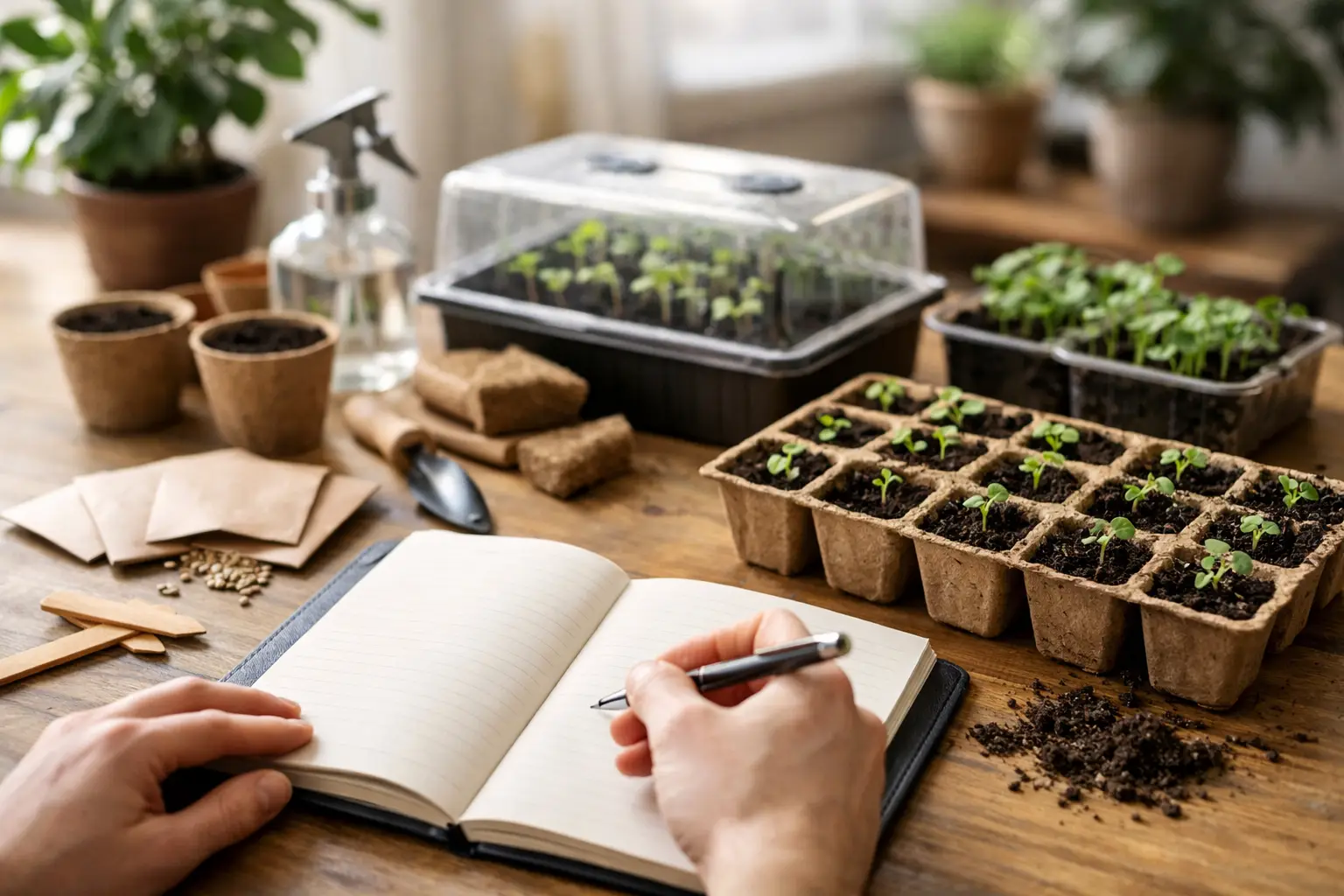 Guide till såddjournal hemma som fungerar