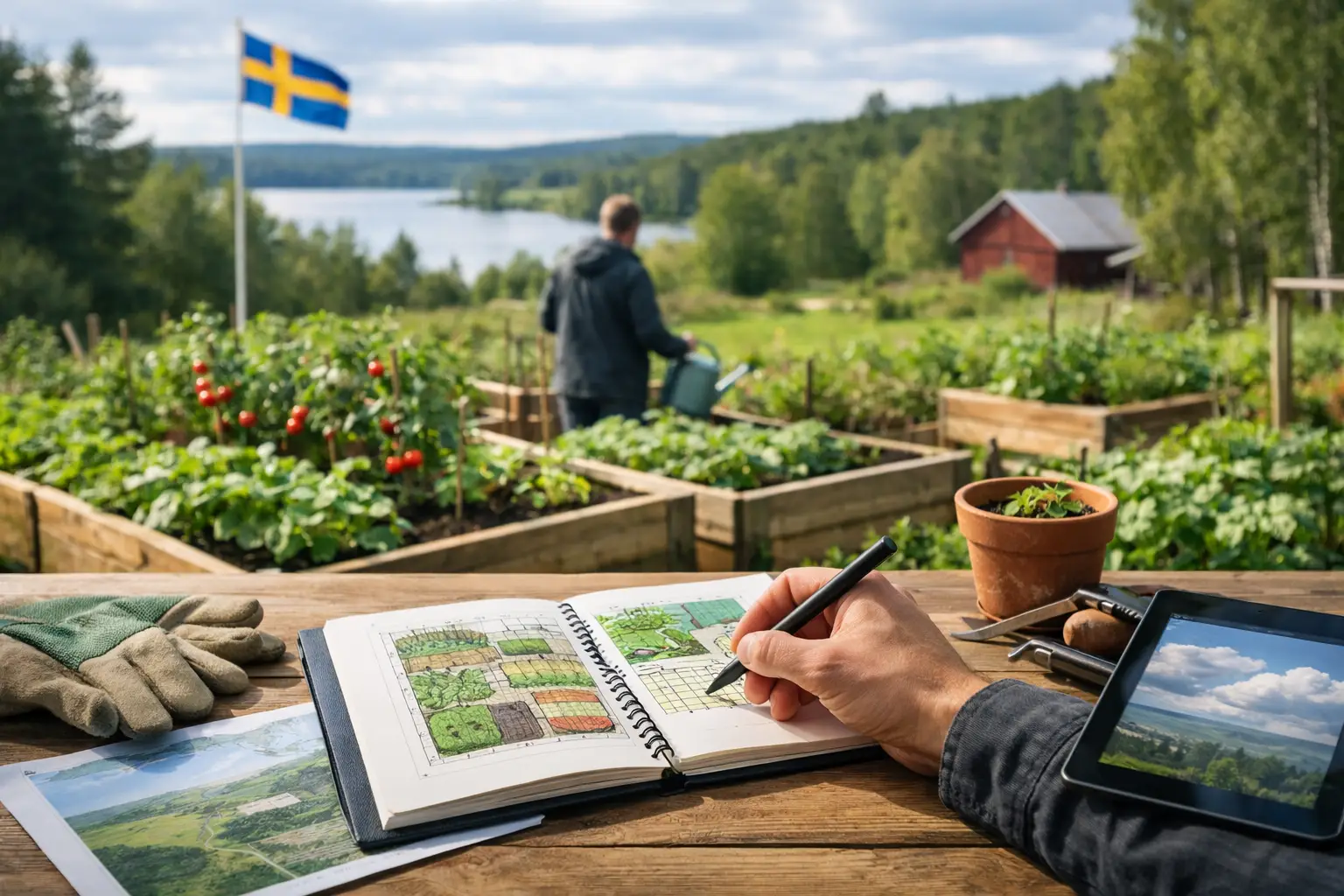 Odla i svensk klimatzon med bättre plan